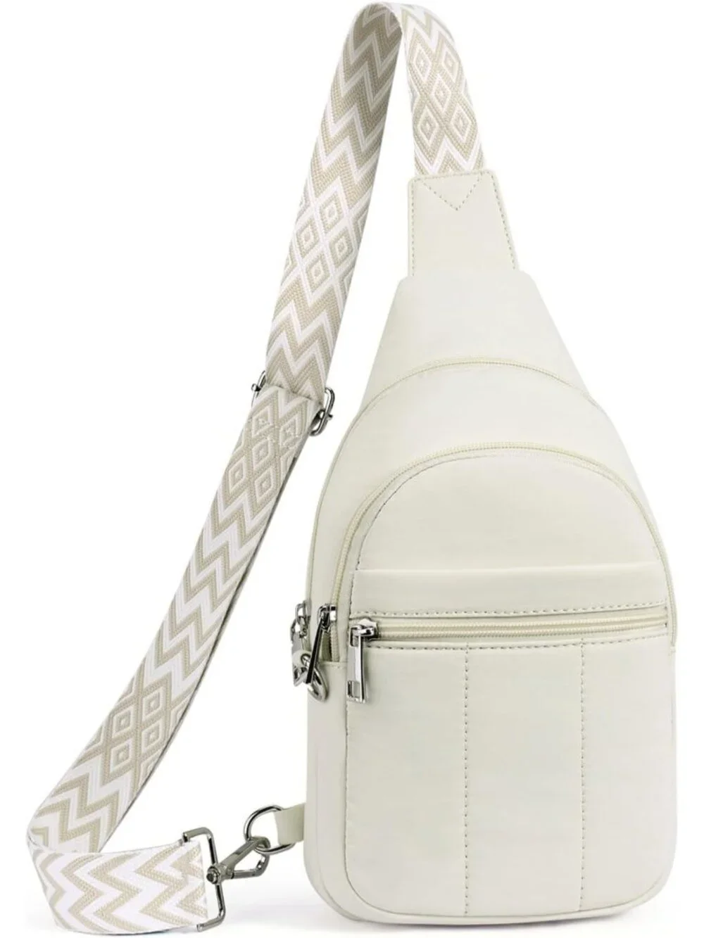 Stylish RFID Anti-Theft Puffer Sling Bag for Women - Trendy Crossbody Purse